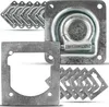 Safetytex Zurrmulde mit Gegenplatte 800kg Zurröse Anhänger Produktbild-Vorschau 1