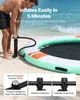 VEVOR: Plataforma flotante inflable, diámetro 3,05 m, con Vista previa de la imagen del producto 5