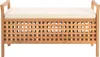 vidaXL Lavica s úložným priestorom 93×49×49 cm Orechový Náhľad obrázku produktu 1