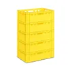 GARDIVO E2 Caisses JAUNE 5 pièces 60x40x20 Caisse de Voir les images du produit 1