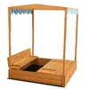 FCH Sandkasten mit Dach & Sitzbänken ,Kindersandkasten, Produktbild-Vorschau 2