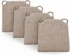 sunnypillow 4er Set Cord Stuhlkissen mit Klettverschluss - Produktbild-Vorschau 1
