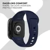 Strap-it Redmi Watch 3 Silikon Armband (Dunkelblau) Produktbild-Vorschau 5