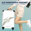 MuchoWow® Koffer Handgepäck Trolley Rollkoffer Kleine Produktbild-Vorschau 4