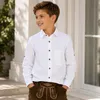 Isar-Trachten Kinder Trachtenhemd "Klassik" 48201 | Weiß Produktbild-Vorschau 6
