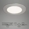 LED vstavané svetlo Sada 3 vstavaných svetiel 4000K IP44 8W Náhľad obrázku produktu 8
