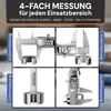 MONZANA® Messschieber Digital Edelstahl 150mm LCD Display Produktbild-Vorschau 3