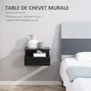 HOMCOM Lot de 2 Tables de Chevet murales - Lot de 2 Tables Voir les images du produit 3