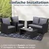 MeXo von GLP HOME Balkonset Polyrattan Balkongarnitur Produktbild-Vorschau 4
