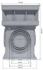 Marley Einlaufschacht 200x200mm mit Schachtdeckel u. Produktbild-Vorschau 3