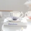 Ceramic Cup 200ml Pearl Gloss Glamour Paars Voor Koffiethee Productafbeelding-voorbeeld 3