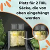 2-Fach Mülltrennsystem Garten Schrank Müllbox Trennsystem Produktbild-Vorschau 3