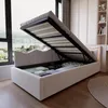 ProximaX Canapé et lit d'enfant en velours beige (90 x 200 Voir les images du produit 14