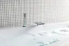 A modern bathtub filled with foamy water, with a sleek chrome faucet pouring water into it. Náhľad obrázku produktu