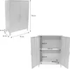 sweeek - 2er-Set Kommoden/Schränke aus Metall mit 2 Türen - Produktbild-Vorschau 4