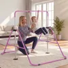 COSTWAY Gymnastikstange Kinder, Faltbare Reckstange Produktbild-Vorschau 2