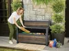 DECO GARDEN Bank 227 L – Walnuss / Anthrazit Produktbild-Vorschau 5