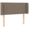 LED Kopfteil Taupe 83x16x78/88 cm Stoff Produktbild-Vorschau 3