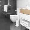 A modern bathroom with a toilet and vanity. Podgląd zdjęcia produktu