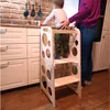 Lernturm Klappbar für Kinder Learning Tower 3in1 Stuhl und Produktbild-Vorschau 6