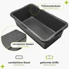 Garronda Mörtelwanne 5 Pack 40 L Rechteckig Mörtelkübel Produktbild-Vorschau 3