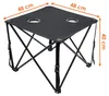 Campingtisch ultraleicht mit 2 Getränkehaltern - 48 x 48 cm Produktbild-Vorschau 2