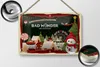 Blechschild Weihnachten Grüße aus BAD MÜNDER Geschenk Produktbild-Vorschau 2