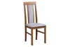 Chaise de salle à manger, set 4x "Nilo 2", noyer clair, Voir les images du produit 2