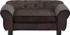 vidaXL Pohovka pre psov hnedá 72x45x30 cm plyš Náhľad obrázku produktu 2