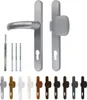Premium Drückergarnitur Jupiter DHS 92mm - Oval - Griff-Knauf Produktbild-Vorschau