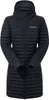 Schwarze Nula Lange Micro Jacket von Berghaus; isolierende Damenjacke mit Kapuze und langen Ärmeln. Produktbild-Vorschau