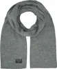 A gray knitted scarf is laid out flat against a white background. Anteprima dell’immagine prodotto