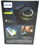 The back of a product box for a Philips trimmer. Produktbild-Vorschau