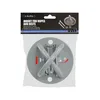 A product package for a mount for ropes and belts. Produktbild-Vorschau