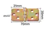 Aqbau® Set di 10 pezzi cerniere per casse 35mm x 70mm Anteprima dell’immagine prodotto 2