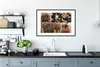 MuchoWow® Gerahmtes Poster Scottish Highlander - Blumen - Produktbild-Vorschau 4