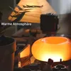 Moderne Donut Lampe, Glas Wandlampe 30cm, Atmosphärenlicht, Produktbild-Vorschau 5