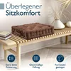 Beautissu 4er Set Bodenkissen Sitzkissen Mila, 50x50cm, Produktbild-Vorschau 3