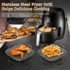 Gitter für Heißluftfritteuse，Heißluftfritteuse Grillrost Produktbild-Vorschau 3