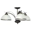Lampa sufitowa złota patyna 3 szklane klosze Korfu 3xE27 Podgląd zdjęcia produktu 1