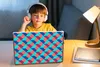 MuchoWow® Laptop Aufkleber Sticker Cover Blöcke - Muster - Produktbild-Vorschau 3