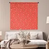 MuchoWow® Wandteppich Wandbehang Tupfen - Rot - Muster Produktbild-Vorschau 5
