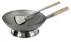 WOK SET, 36RB-S04-R04, Wok Pfanne 36 cm Ø runder Boden + Produktbild-Vorschau 1