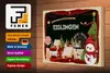 Holzschild Weihnachten Grüße EISLINGEN Geschenk 30x20cm Produktbild-Vorschau 3