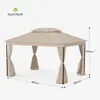 Blumfeldt Mondo Dual Pavilion 3x4 - dvojitá střecha a sítě Náhled obrázku produktu 7