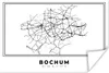MuchoWow® Poster Deutschland - Bochum - Stadtplan - Karte - Produktbild-Vorschau 1