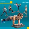 Body & Mind Balance-Pad Grau – Rutschfestes Balanceboard Produktbild-Vorschau 7