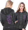 Outer Vision Kapuzenjacke Damen Pink Orchid's Woman's Produktbild-Vorschau 1