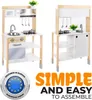 Green Series Kinderküche Spielküche Holz - Kinderküche aus Produktbild-Vorschau 3