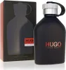 A product shot of a bottle of Hugo Boss 'Just Different' fragrance and its packaging. Podgląd zdjęcia produktu